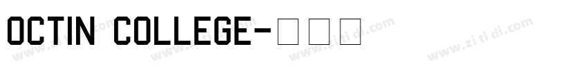 Octin College字体转换